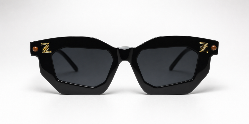 AVANT sunglasses, Black/Black, studio front view
