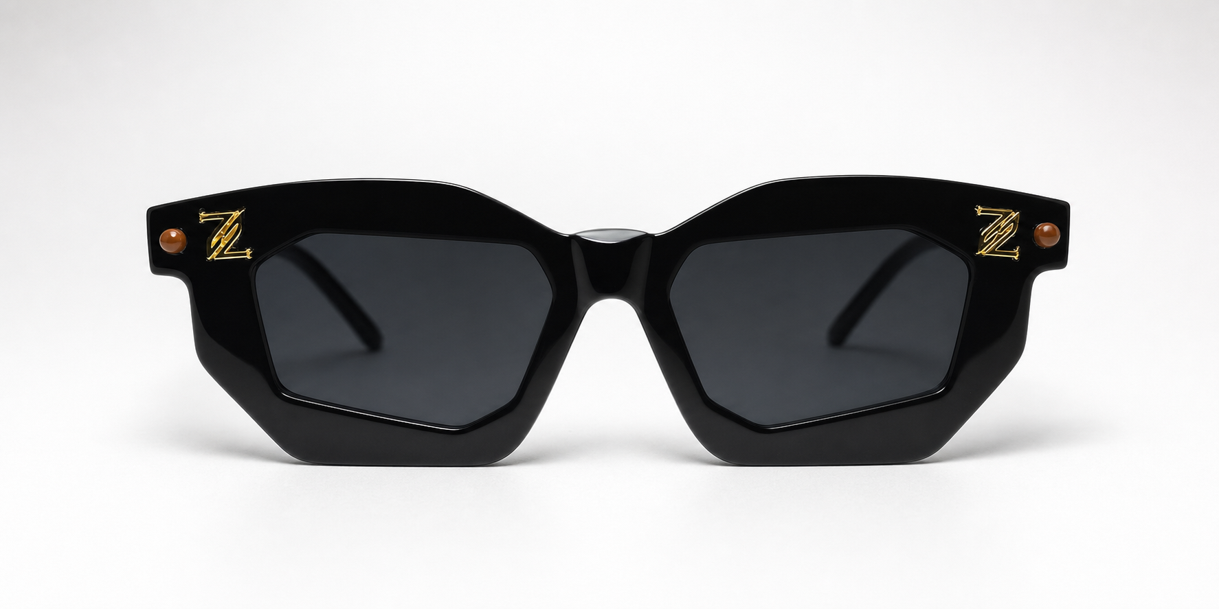 AVANT sunglasses, Black/Black, studio front view