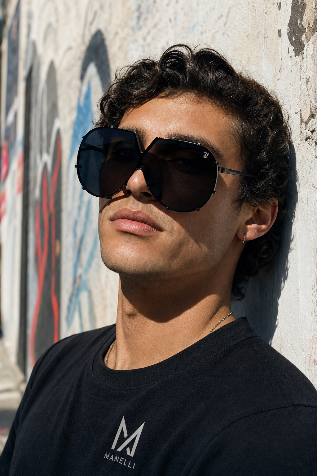 MANELLI sunglasses lifestyle close-up portrait