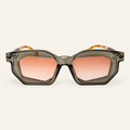 ZAYSHA AVANT sunglasses in Charcoal Grey/Rose Gradient, front view