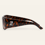 ZAYSHA BLOC sunglasses in Tortoise / Gradient, side view