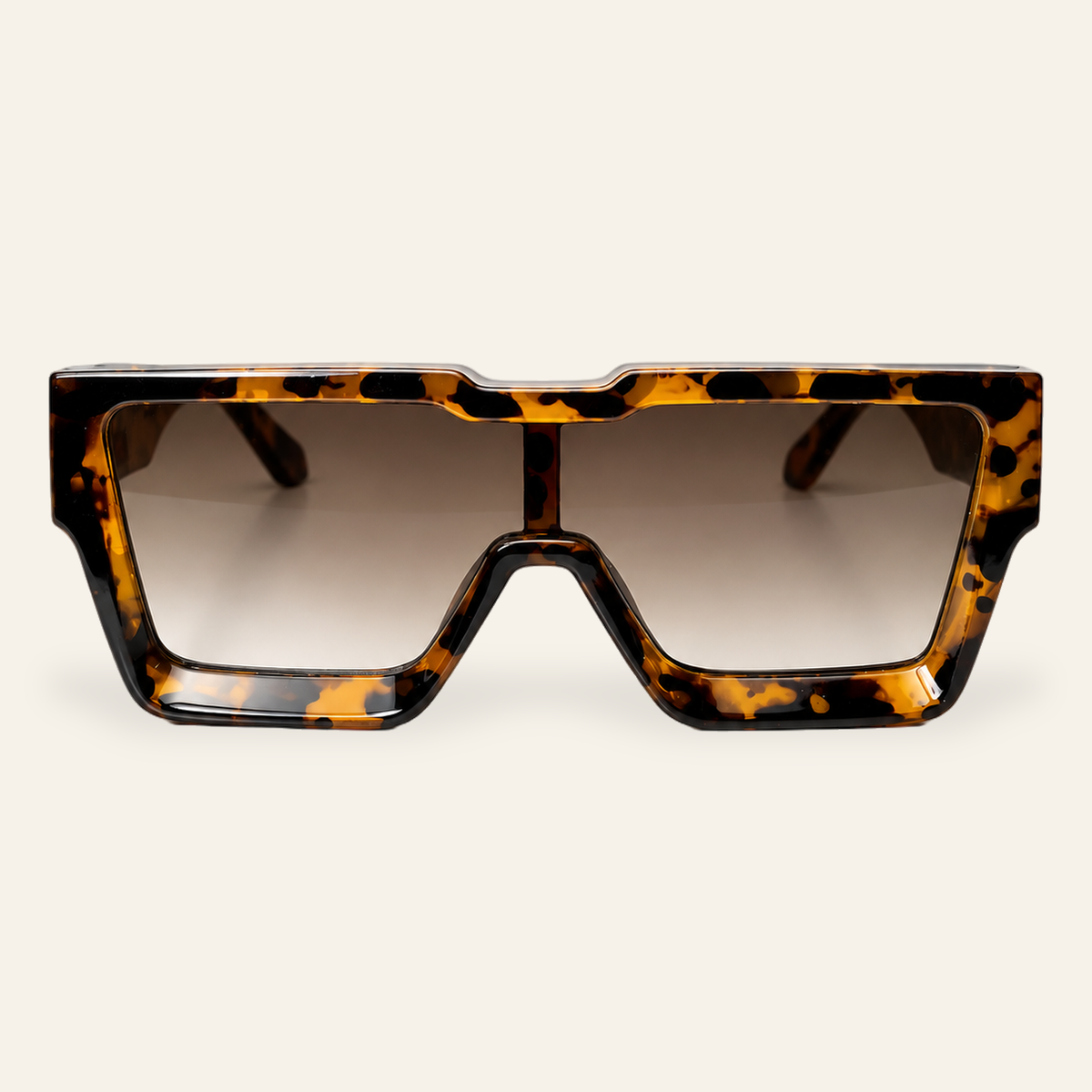 ZAYSHA HALES TALE sunglasses in BROWN FRAME/ SMOKE LENS, front view