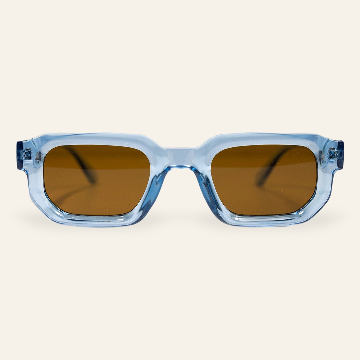 ZAYSHA SYZER sunglasses in BLUE MIST, front view